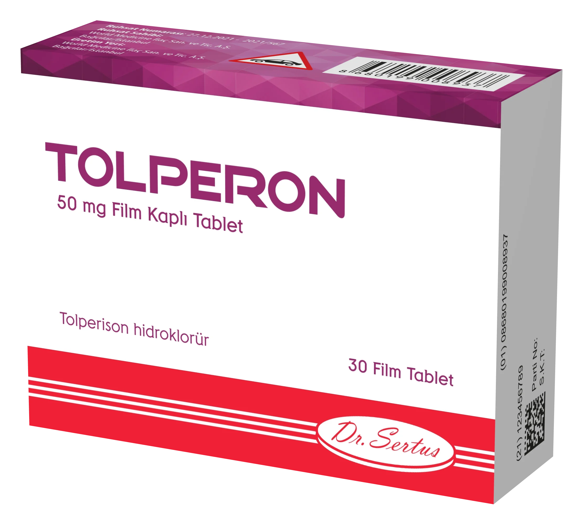 Home 6 Dr. Sertus Tolperon 50 Mg